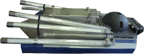 画像：機器右側面