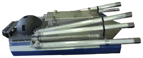 画像：機器左側面